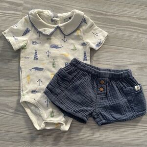 Baby Boys Two-Piece Summer Outfit Size 3–6 Months
